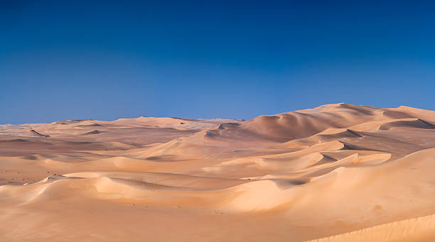 istock Great Sand Sea, Egypt — Undulating Golden Dunes under a Clear Blue Sky 2259034906