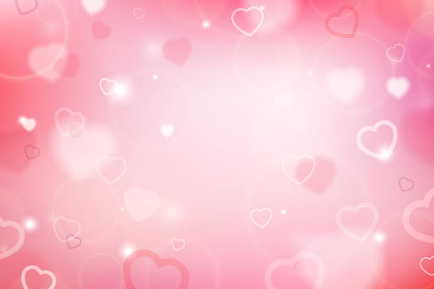 istock Valentine's day background. Love vector wallpaper. Hearts on a pink backdrop. 2259038380