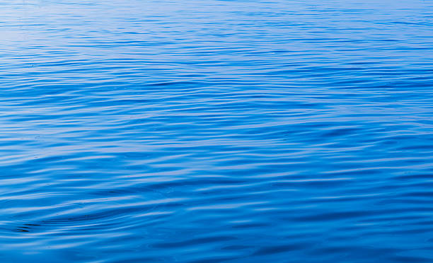 istock Calm Blue Water Surface with Gentle Ripples and Soft Sunlight 2259068173
