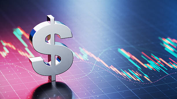 istock Metallic Dollar Sign Over Financial Chart Background 2259084339