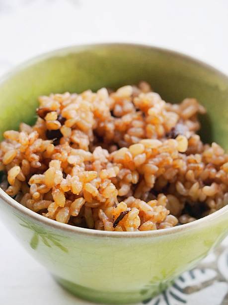 Fermented brown rice and mixed grain rice