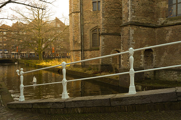 istock railings along the canal 2259115485