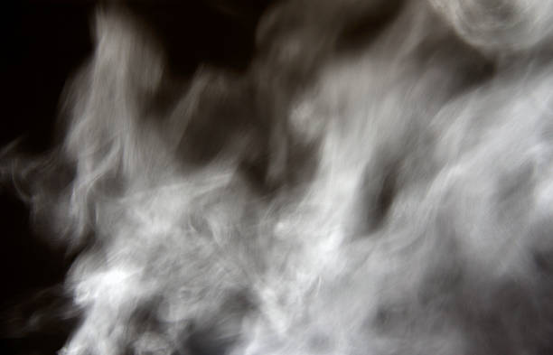 Steam, abstract background with copy space, full frame horizontal composition