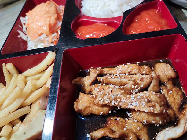 chicken teriyaki rice salad