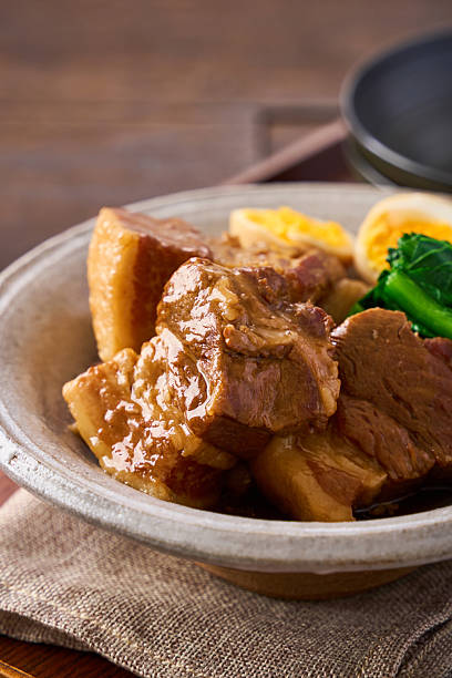 Japanese Braised Pork Belly Kakuni with Egg