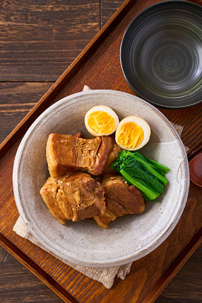 Japanese Braised Pork Belly Kakuni with Egg