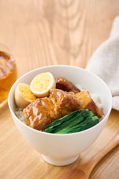Japanese Braised Pork Belly Rice Bowl