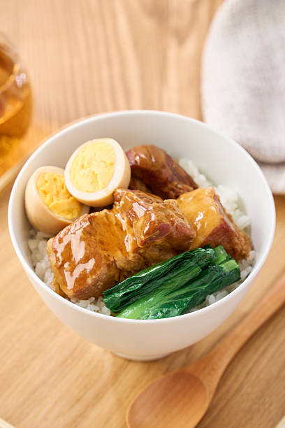 Japanese Braised Pork Belly Rice Bowl