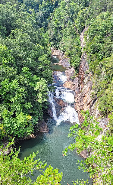 istock Tallulah Falls waterfall in a canyon, Tallulah Gorge state park, Georgia. 2259197774