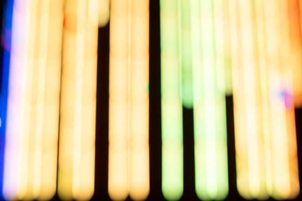 Neon light photo luminous background.