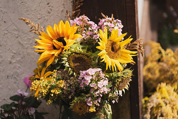 floral background of colorful flowers