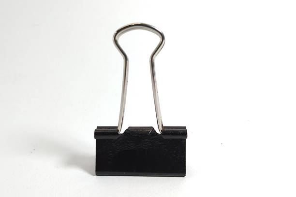 binder clip, school supplies, office crafts, white background