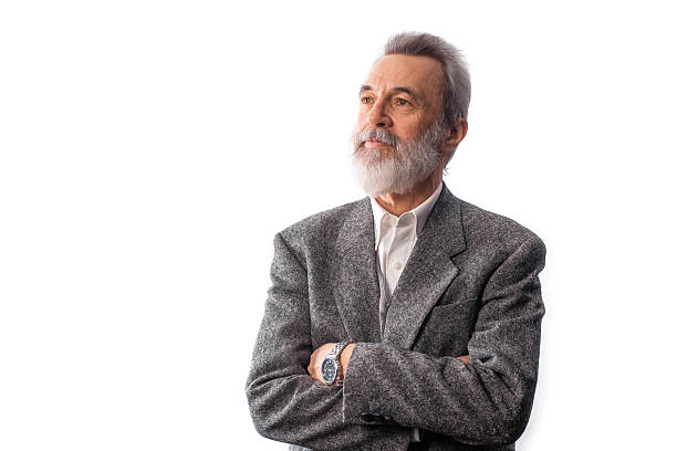istock Senior man with white beard thinking looking away 2259283751