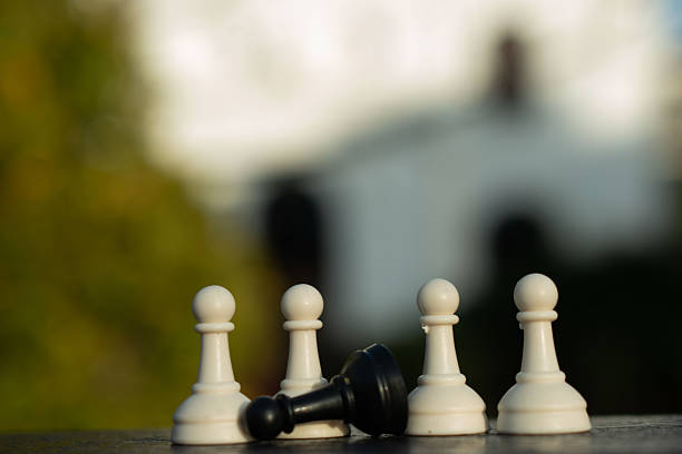 Extremely beautiful and interesting chess scenes