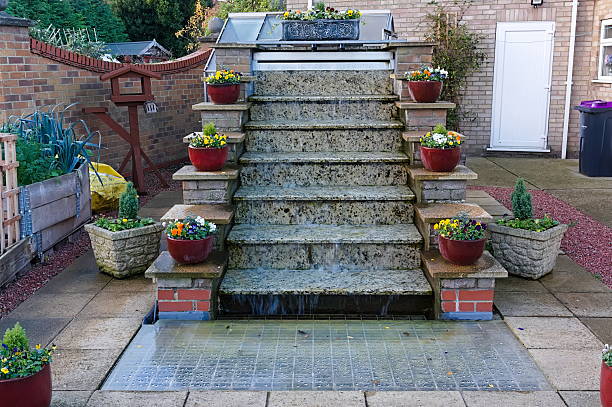 Splashing water from Fountain