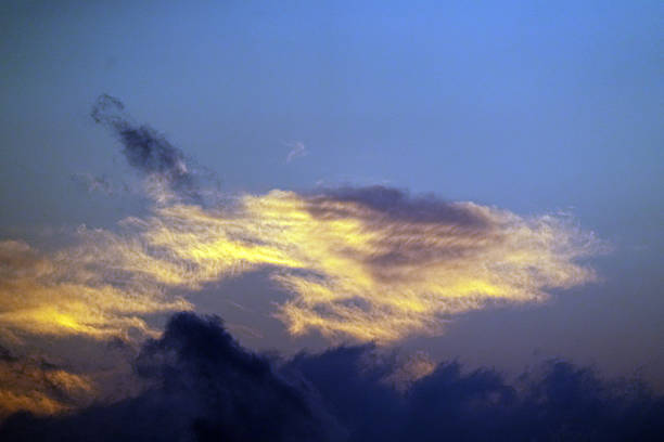 blurred sunset in Brazil. Abstract photo