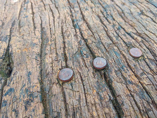 Nail rusted.
