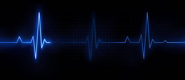 istock Vector illustration of realistic glowing pulse line representing heartbeat and heart rate. Luminous cardiogram waveform symbolizing medical monitoring and modern healthcare technology 2259322604