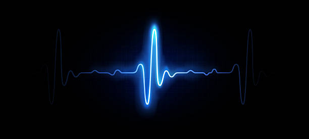 istock Vector illustration of realistic glowing pulse line representing heartbeat and heart rate. Luminous cardiogram waveform symbolizing medical monitoring and modern healthcare technology 2259322639