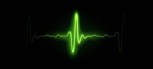 istock Vector illustration of realistic glowing pulse line representing heartbeat and heart rate. Luminous cardiogram waveform symbolizing medical monitoring and modern healthcare technology 2259322656