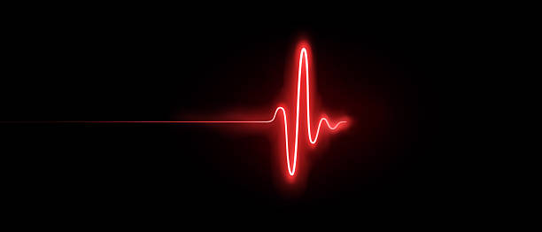 istock Vector illustration of realistic glowing pulse line representing heartbeat and heart rate. Luminous cardiogram waveform symbolizing medical monitoring and modern healthcare technology 2259322662