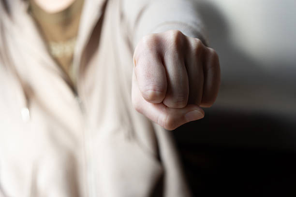 Human Fist Expressing Power and Readiness