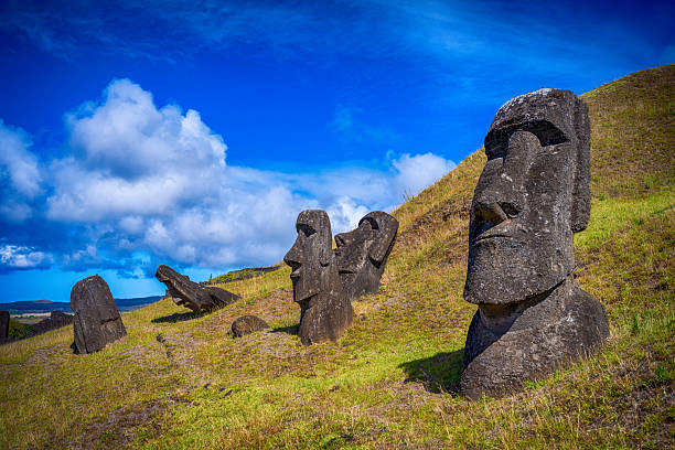 Easter Island Statues Moai Rapa Nui taken at December 2025