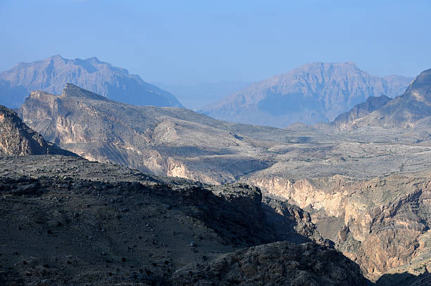 Mountain landscape, Jebel Akhdar Mountains, Sultanate of Oman, Middle East