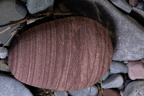 Stone on harbour wall