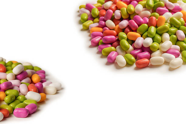 Color small stones background