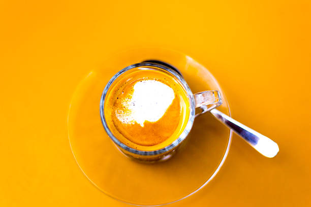 Paris, France: Noisette/Espresso on Vibrant Yellow Table