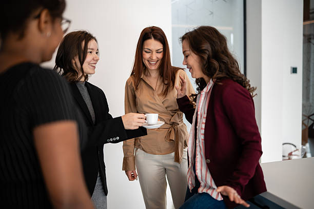 Business people in the conference room are introducing and consulting each other to create good business profits. Concept of ​​consulting with a consultant between investors to exchange knowledge.