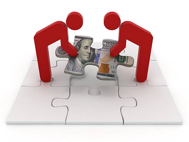 Money dollar finance business strategy solution puzzle