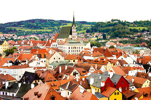 View Of Old Town Cesky Krumlov, Czech Republic