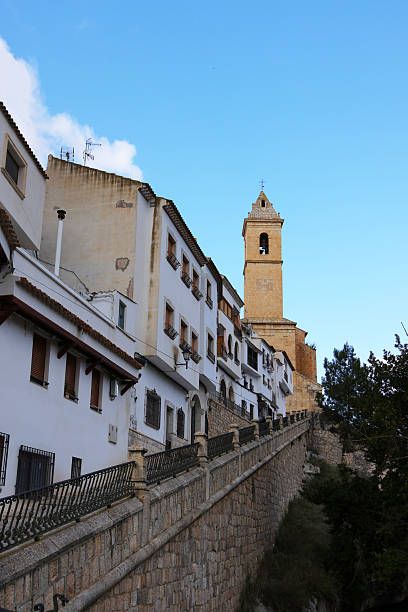 Alcala del Jucar with Castle overlooking a quaint village