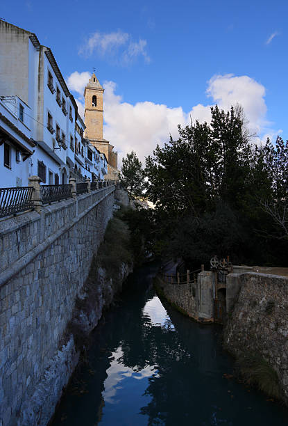 Alcala del Jucar with Castle overlooking a quaint village