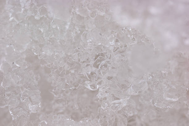 macro ice texture frozen water crystals close up abstract translucent winter surface concept of cold, frost, nature details.