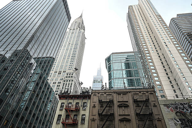 New York City. Midtown Manhattan with Chrysler Building in the view.