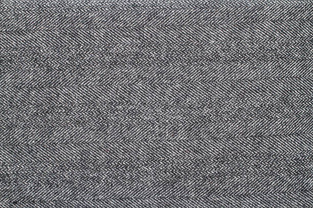 The texture of gray natural fabric. Fabric background texture with fine pattern