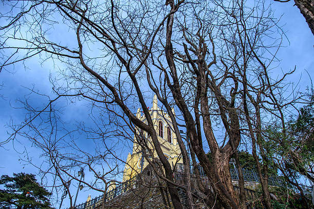 Shimla, India - January 31 2026: The Christ Church at Shimla India. It was built in1857 to serve the largely Anglican British community in India.