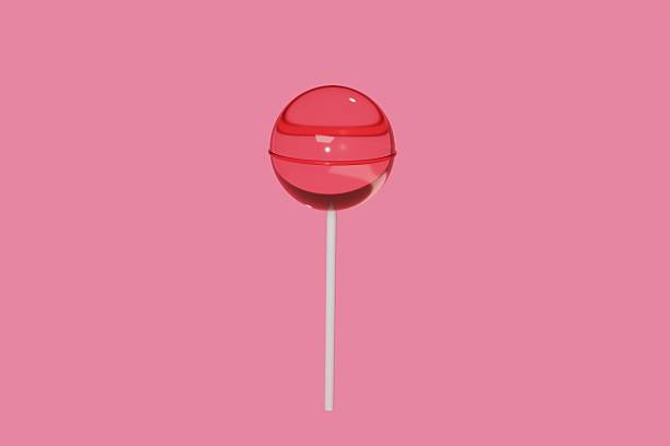 lollipop, red, sweet, candy,  white background