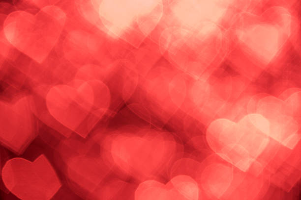 abstract blur valentine bokeh background.