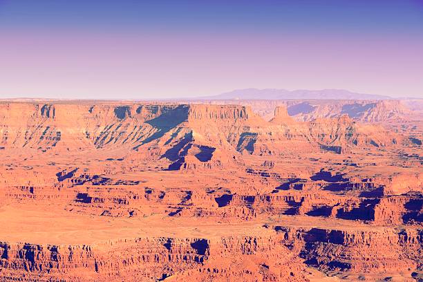 United States nature - Canyonlands National Park in Utah. Island in the sky district.