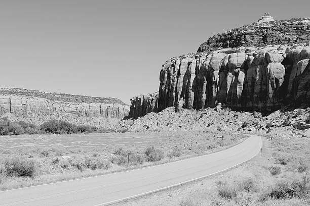 Road to Canyonlands National Park in Utah, USA. Needles district.