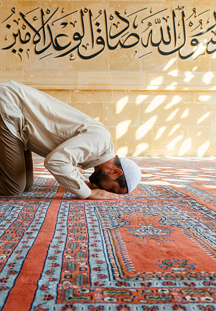 istock Muslim man is praying in mosque 2259715092