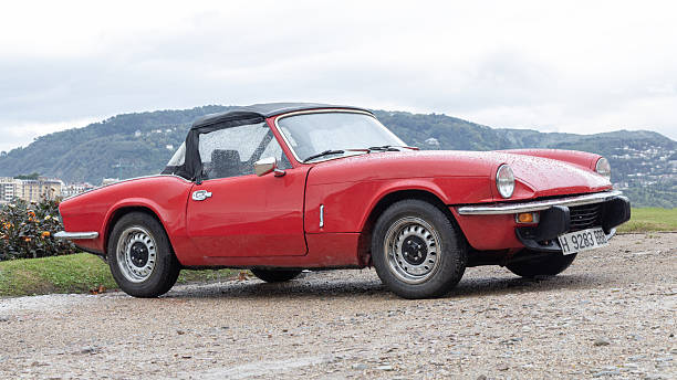 San Sebastian, Spain-September 21, 2025: Triumph Spitfire Mark IV (19701974)