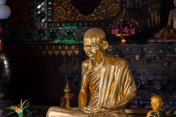 architectural element of the Wat Kaew don Tao Suchadaram, a temple in Lampang, Thailand