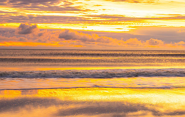 istock Colorful Sunrise Reflection on Fernandina Beach, Amelia Island 2259726376