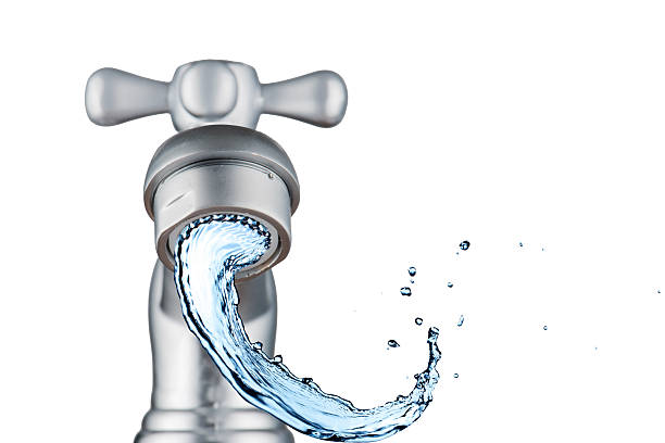 istock Flowing Water from Faucet 2259742744