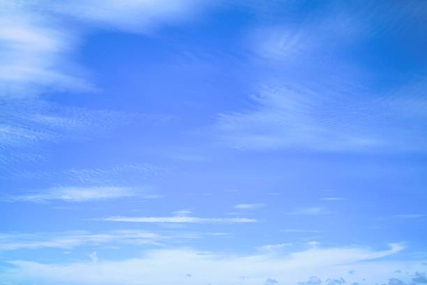 Wonderful clean New Zealand blue sky with some horizon cloud. Great for use of a sky replacement or as background.